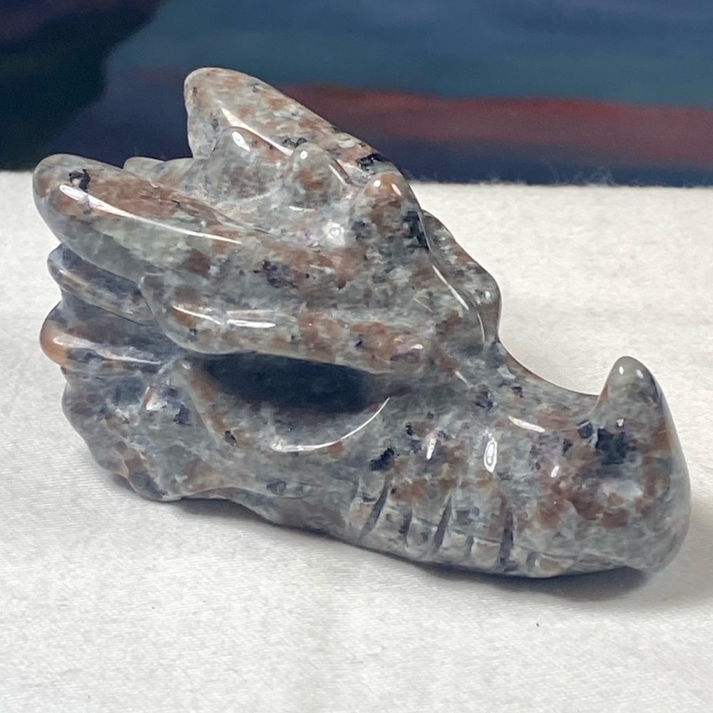 Yooperlite Dragon Skull